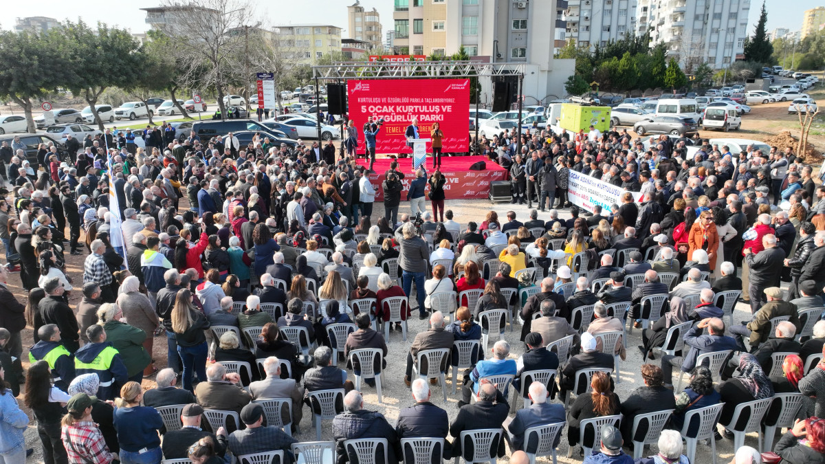 5 Ocak Kurtuluş ve Özgürlük Parkı’nın temeli atıldı